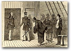 Japanese official on board the Susquehanna