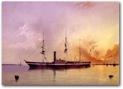 Oil painting of the Powhatan