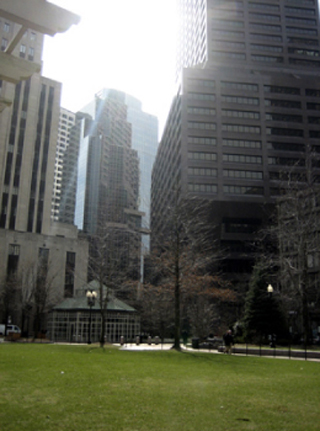 A public park in Boston. A public park in Boston.